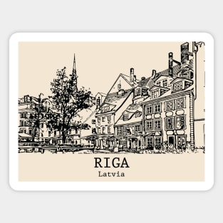 Riga - Latvia Magnet
